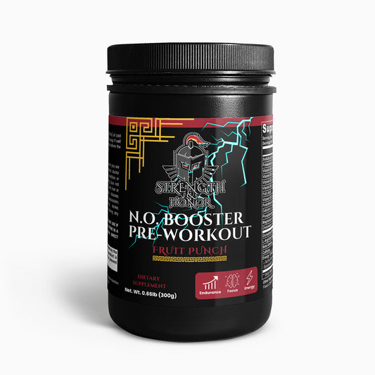 N.O. Booster Pre-Workout Powder (Fruit Punch)